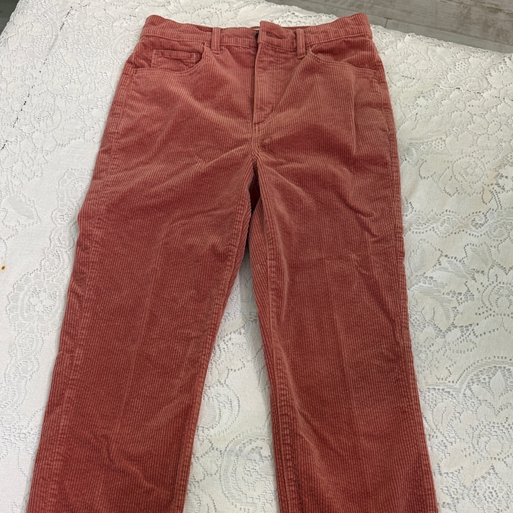 Rust Corduroy Trousers